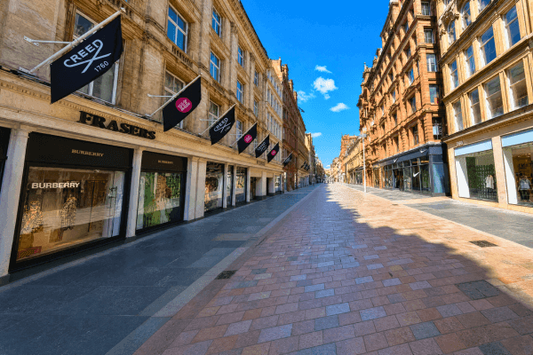 Buchanan Street + Argyll Arcade + Princes Square
