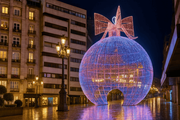 Vigo Christmas Lights Self Guided Walking Tour